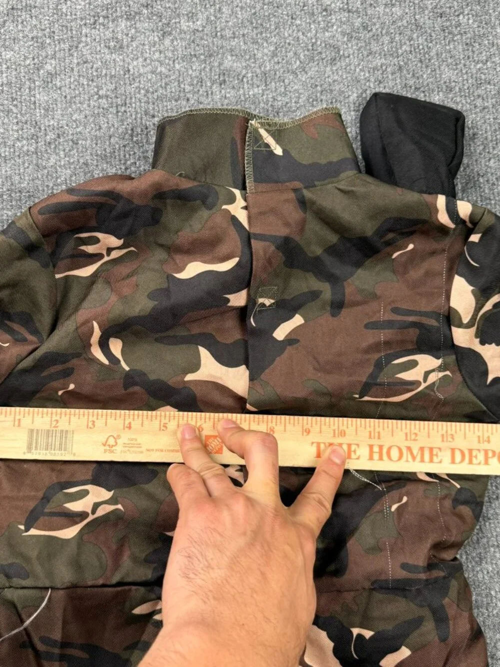 Boys Camouflage Jumpsuit Costume with Tactical Vest - Size Small/Medium